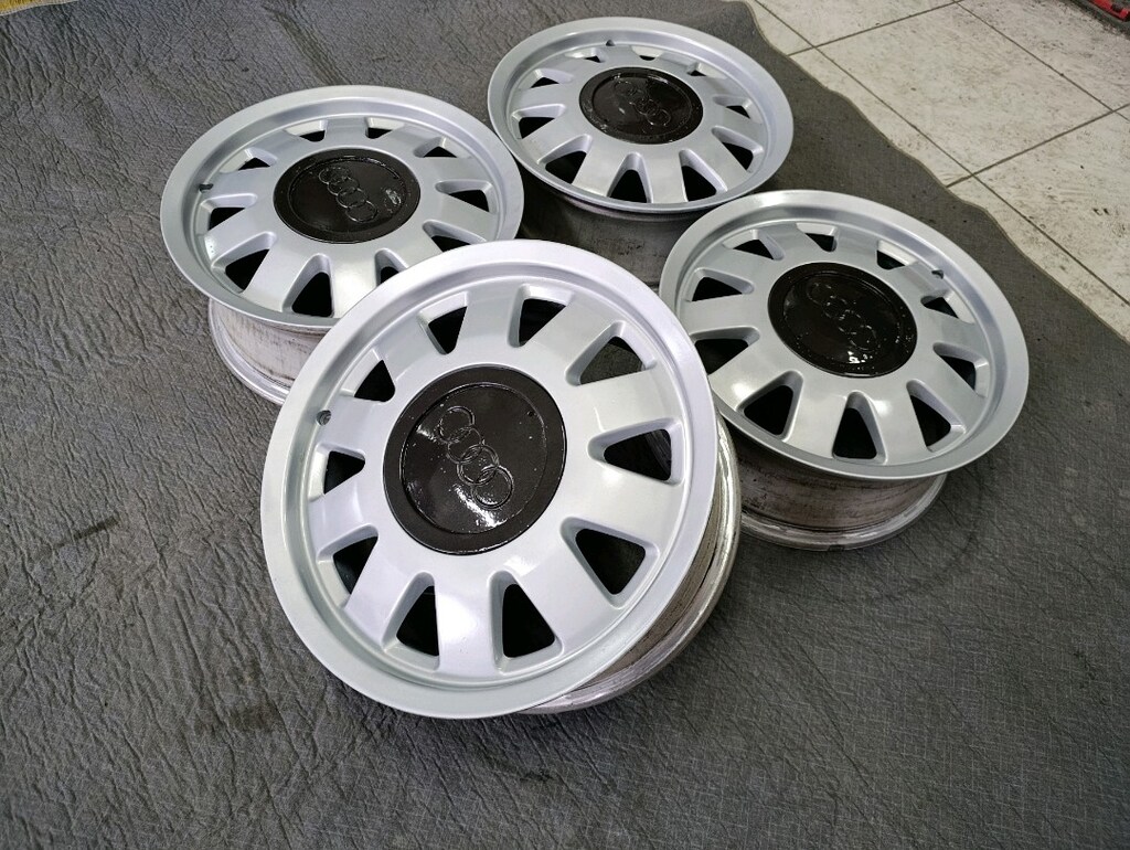 15 5x112 hatasız audi hafif çelik jant - 4