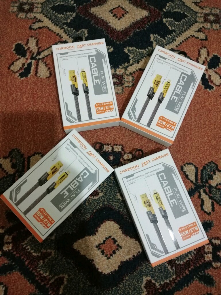 ŞOK FİYAT 4 in 1 sarj kablosu 65 w 27 w özel seri typce typce usb ios - 3