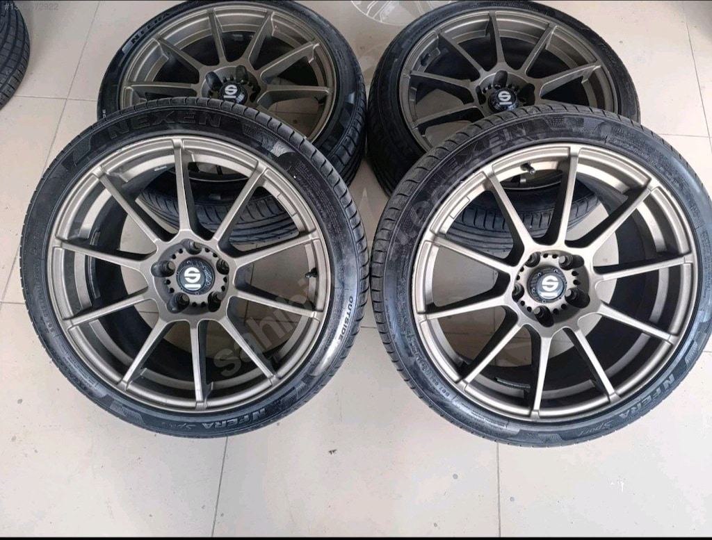 18 5x112 sparco assetto gara jant lastik takımı hatasız - 2