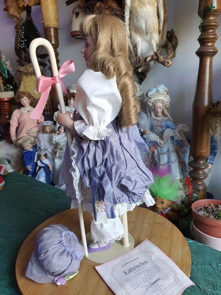 porselen bebek damgalı sertifikalı vintage - 5