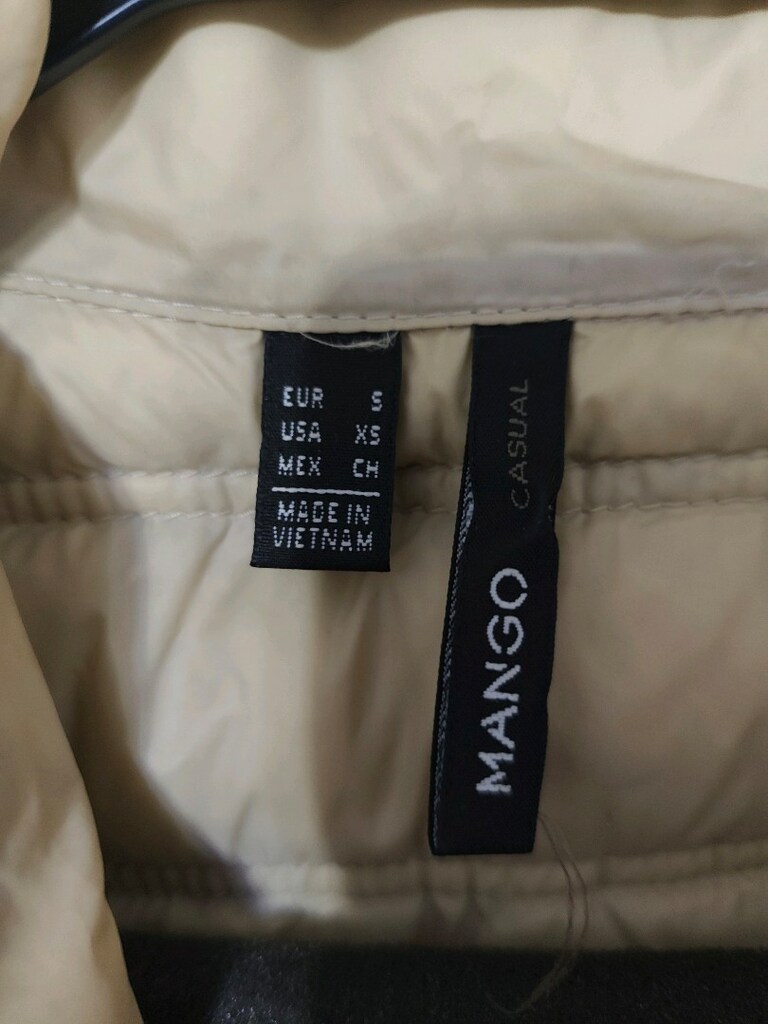 MANGO CASUAL (S) KADIN YELEK BEJ ŞİŞME YELEK RAHAT VE ŞIK — görsel 5/5