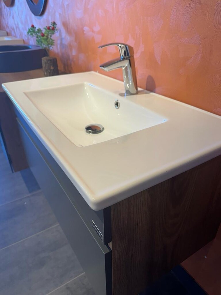 85 cm Antrasit MdfLam Banyo Mobilya Seti - 8