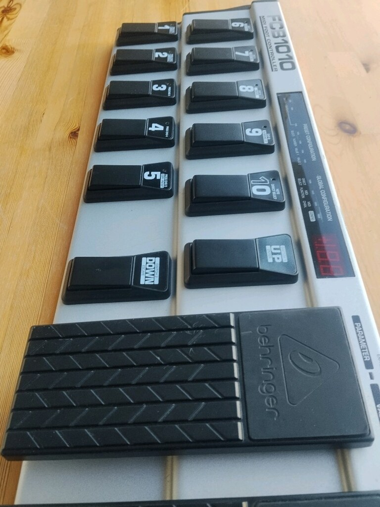 Behringer FCB1010 midi controller pedal Uno Kemper çipli - 8