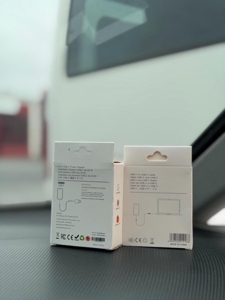 iPhone Şarj Başlığı Ve Type C Kablosu Sıfır - 2