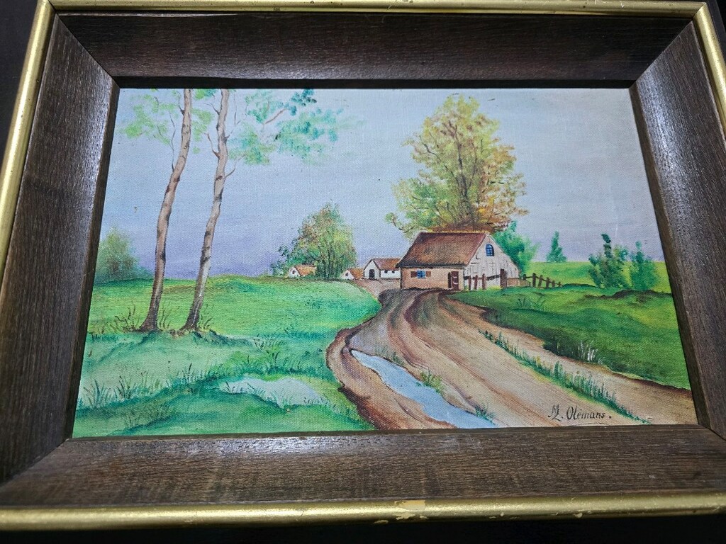 yaglı boya imzalı tablo - 3