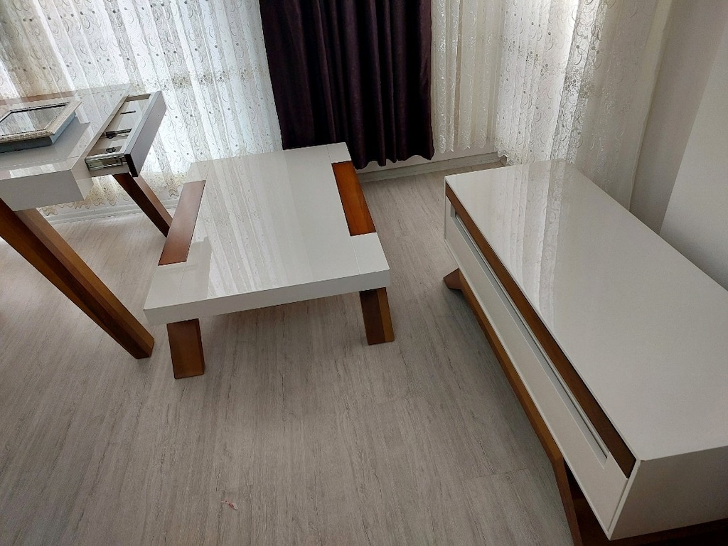 mdf lake boyalı masa 6 sandalye orta sehpa tv sehpası - 5