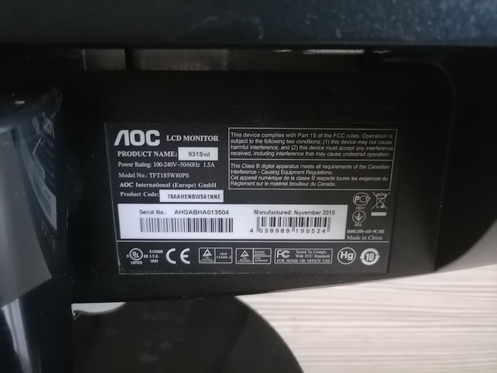 AOC 18.5 inç LCD Monitör Sorunsuz - 6