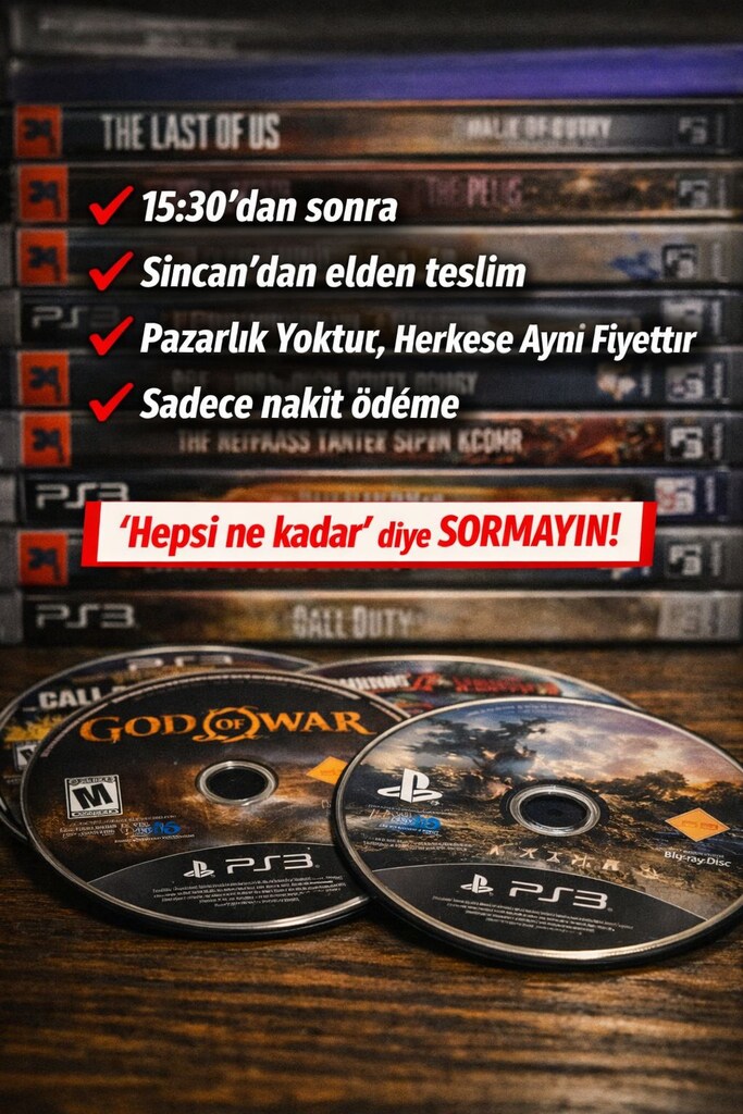 PS 3 ORJİNAL OYUNLAR Lütfen açıklamayı okuyun - 6