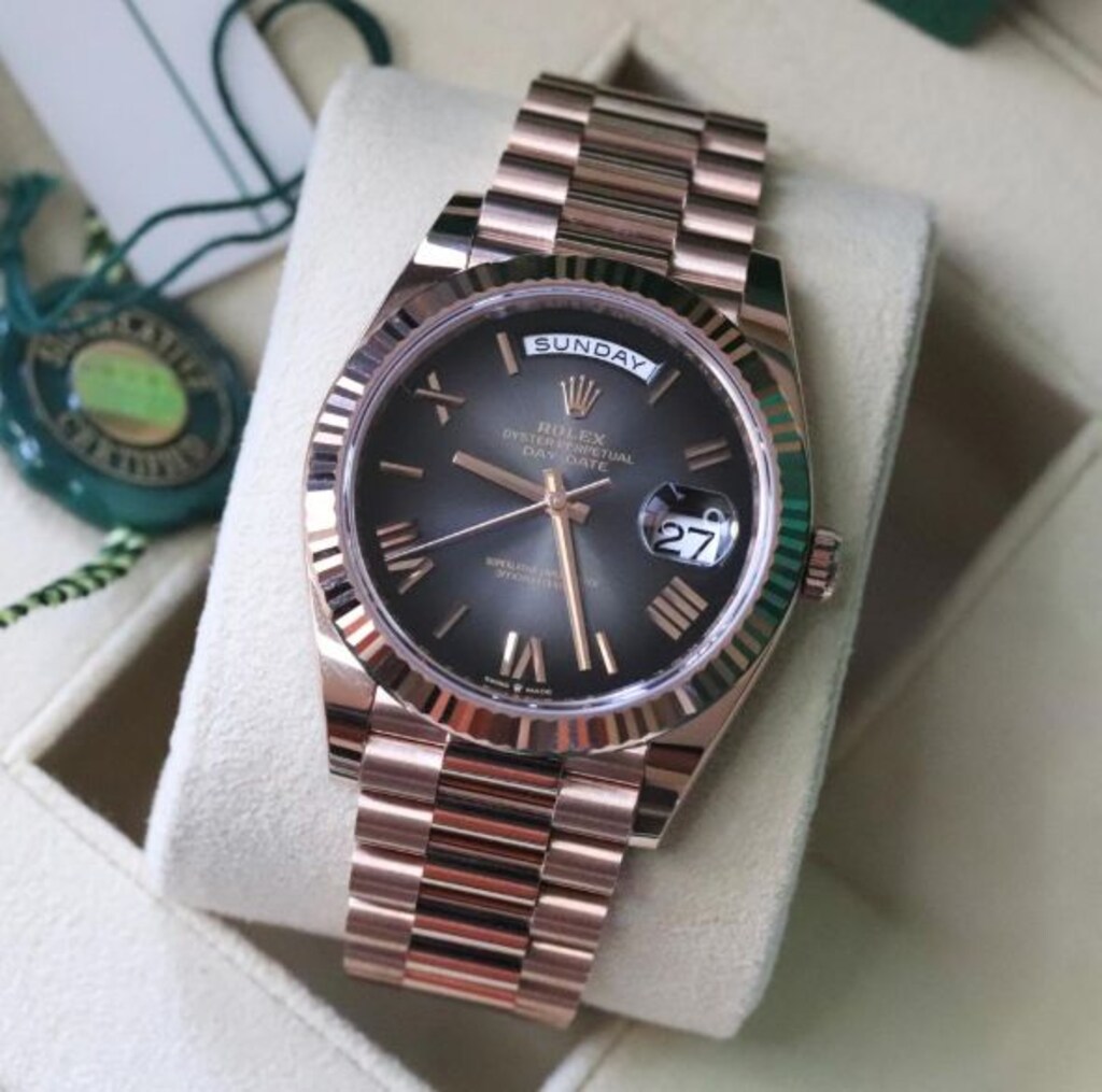 Rolex Day-Date - OMBRE SLATE / ROSE GOLD** 2026 SWISS - 2