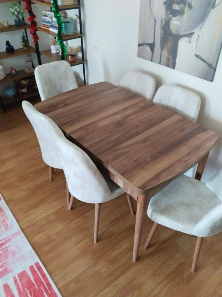 masa sandalye takımı 6 sandalye 1 masa renk seçenekleri mevcut - 15