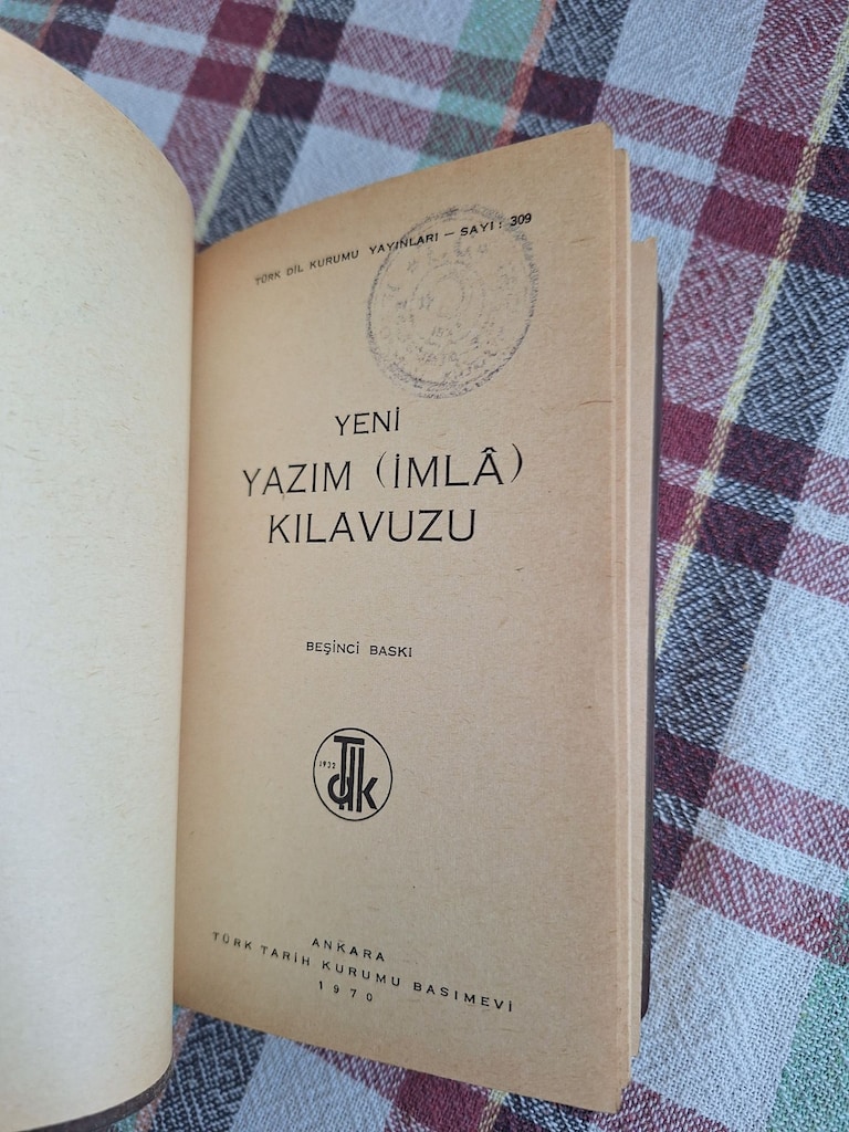 Türk Dil Kurumu Imla Kılavuzu 1970 yılı 5. Baskı - 4