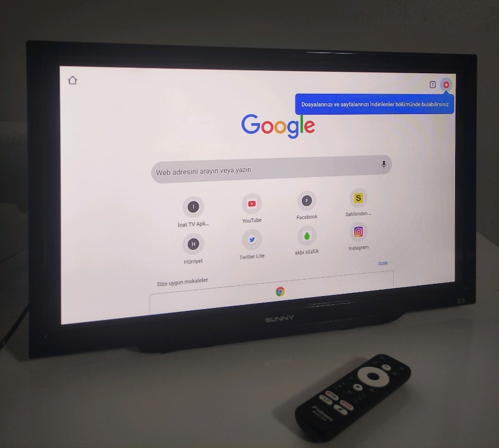 LED televizyon 23 inç 61 ekran Android sistem TVboX ile birlikte - 6