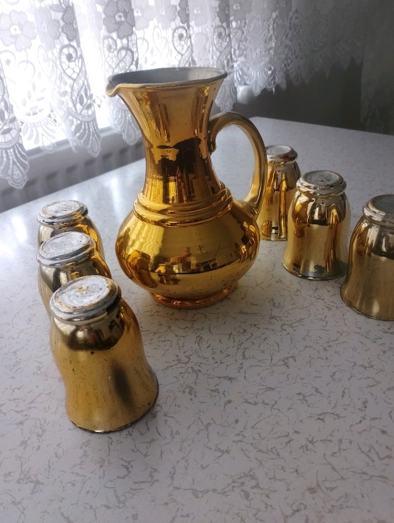 Dekoratif sürahi ve bardakları - 3