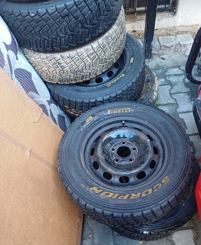7 ADET RALLİ YARIŞ TEKERLERİ YAZ--KIŞ 205.65.15 PİRELLİ SCORPION - 2