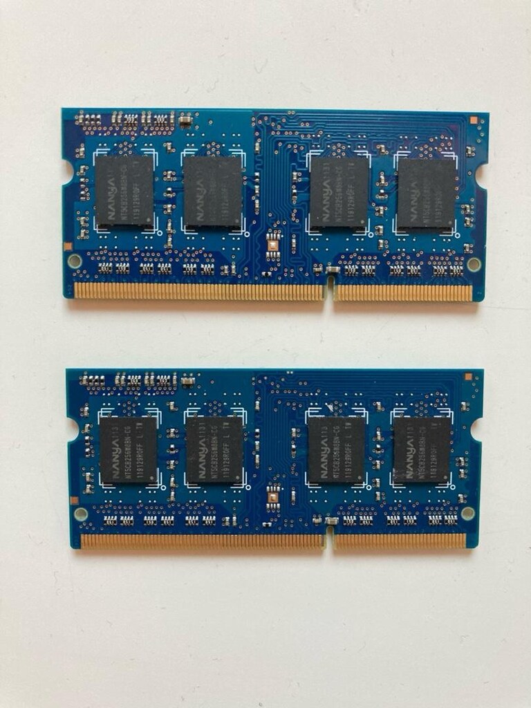2 X 2 gb PC3 10600S 1333 mhz RAM - 2