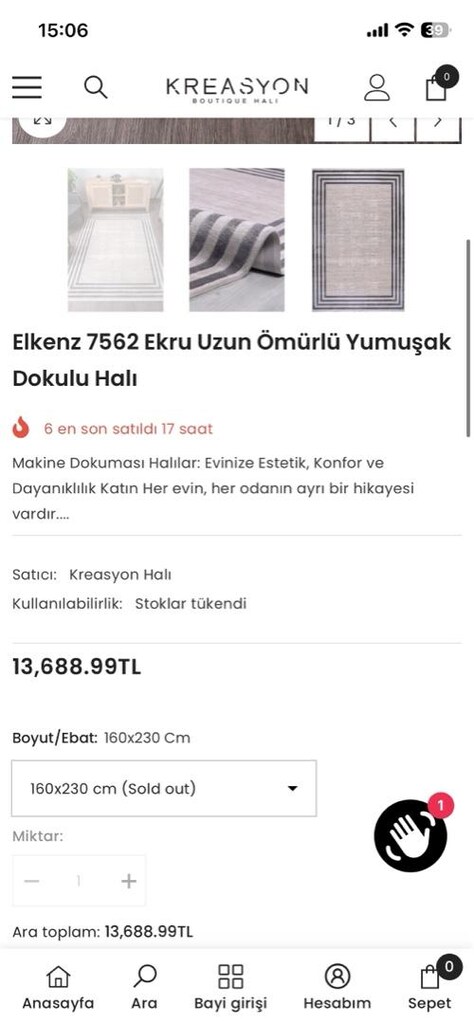 kreasyon makine halısı - 2