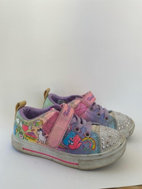 sketchers taşlı spor ayakkabı