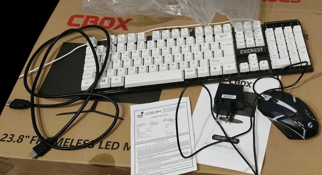 Sıfırdan Farksız CBOX 23.8" FHD Monitör (Kutulu/Garantili + Hediyeli) - 7