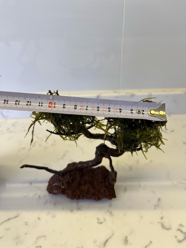 Akvaryum Christmas Moss Sarılı Ağaç Figür Dekor - 7