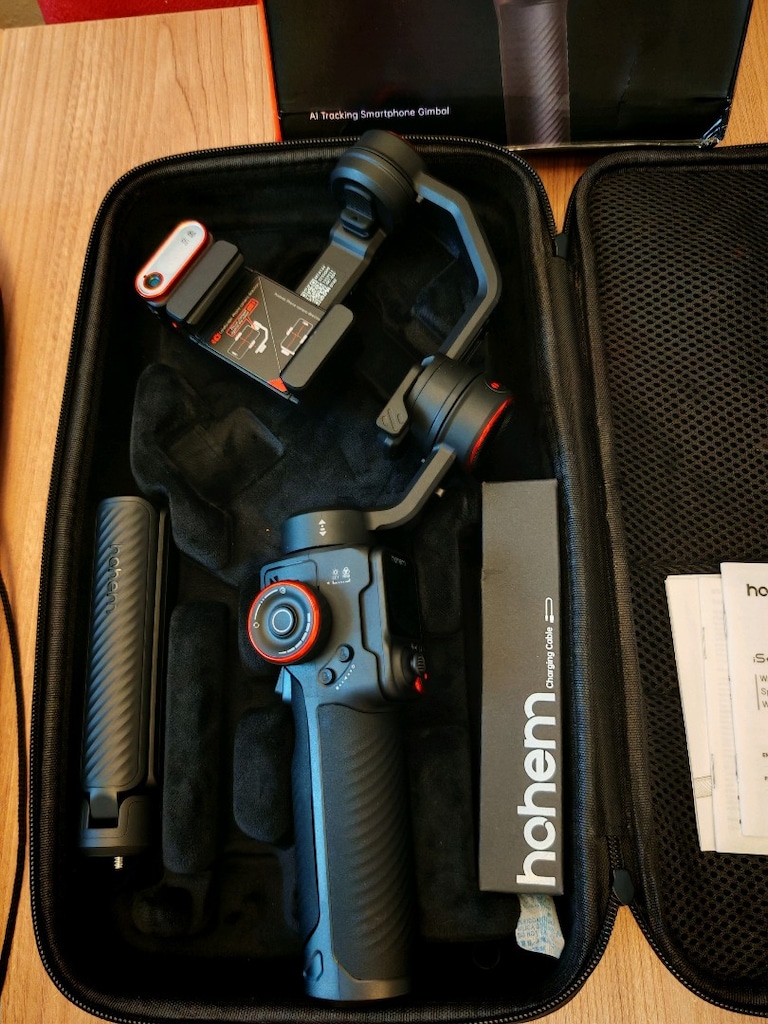 HOHEM ISTEADY M7 GIMBAL + GODOX COMBO YAKA MIKROFON + PDX 577 TRİPOD - 6