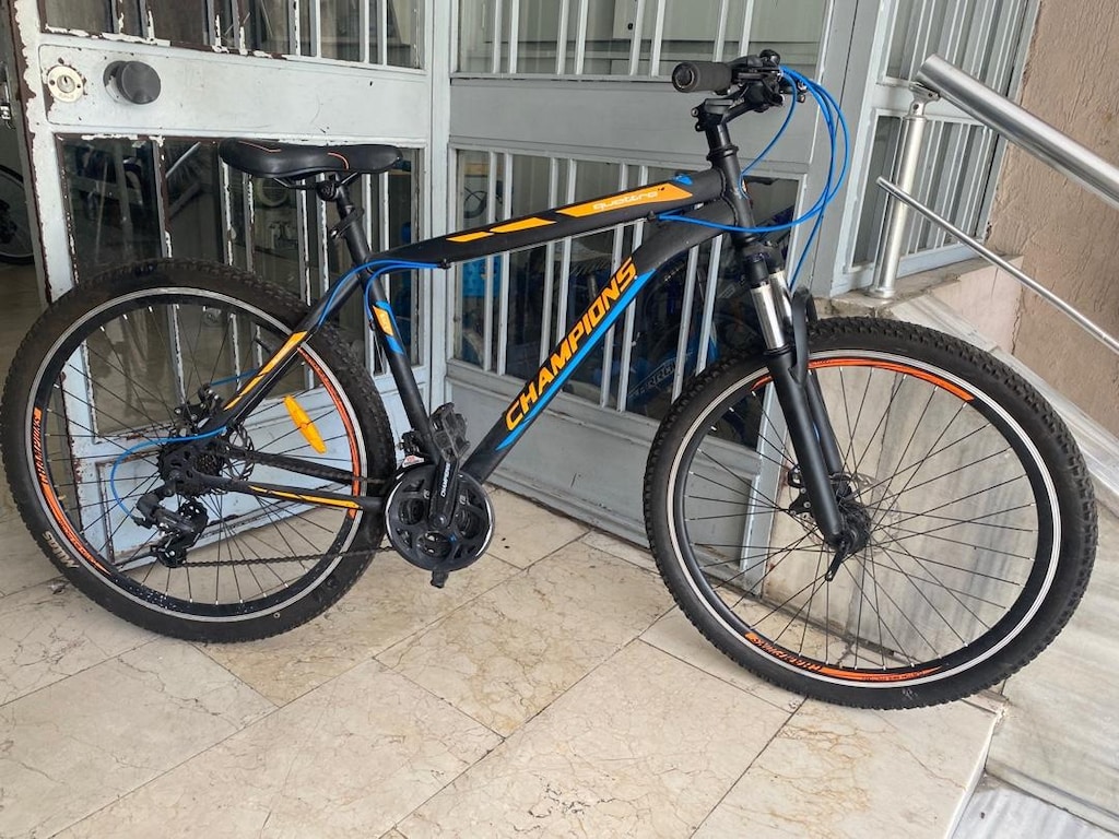 Champions Quattro 27.5 jant 21 vites mekanik disk fren dağ bisikleti - 2