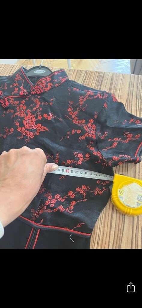 Çin Japon geleneksel cheongsam kimono elbise - 6