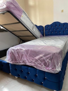 Tek kişilik 2 adet baza başlık full ortopedik yatak - 2