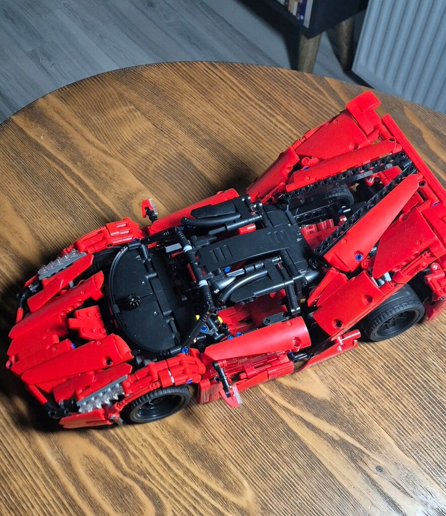 ZheGao 1580 Parça Ferrari Lego 1:10 Büyük Ölçek - 6