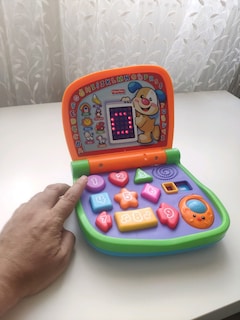 Fisher Price ışıklı müzikli sesli eğitici bilgisayar - 3