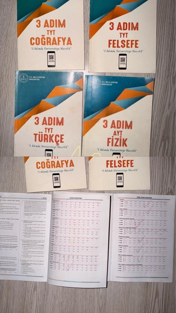 SIFIR+AZ KULLANILMIŞ TEST KİTAPLARI+İNGİLİZCE OKUMA KİTABI - 4