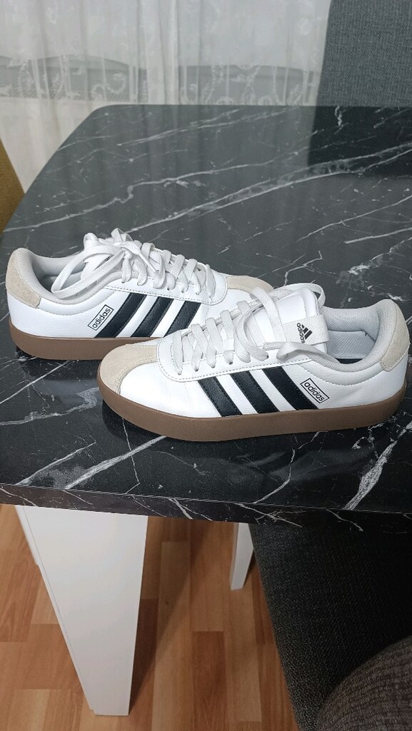 adidas VL COURT BASE ID3711 Beyaz Günlük Sneaker - 3