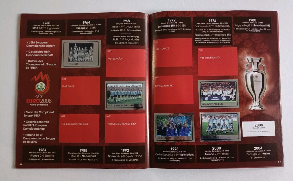 Panini Euro 2008 Çıkartma Albümü - 13