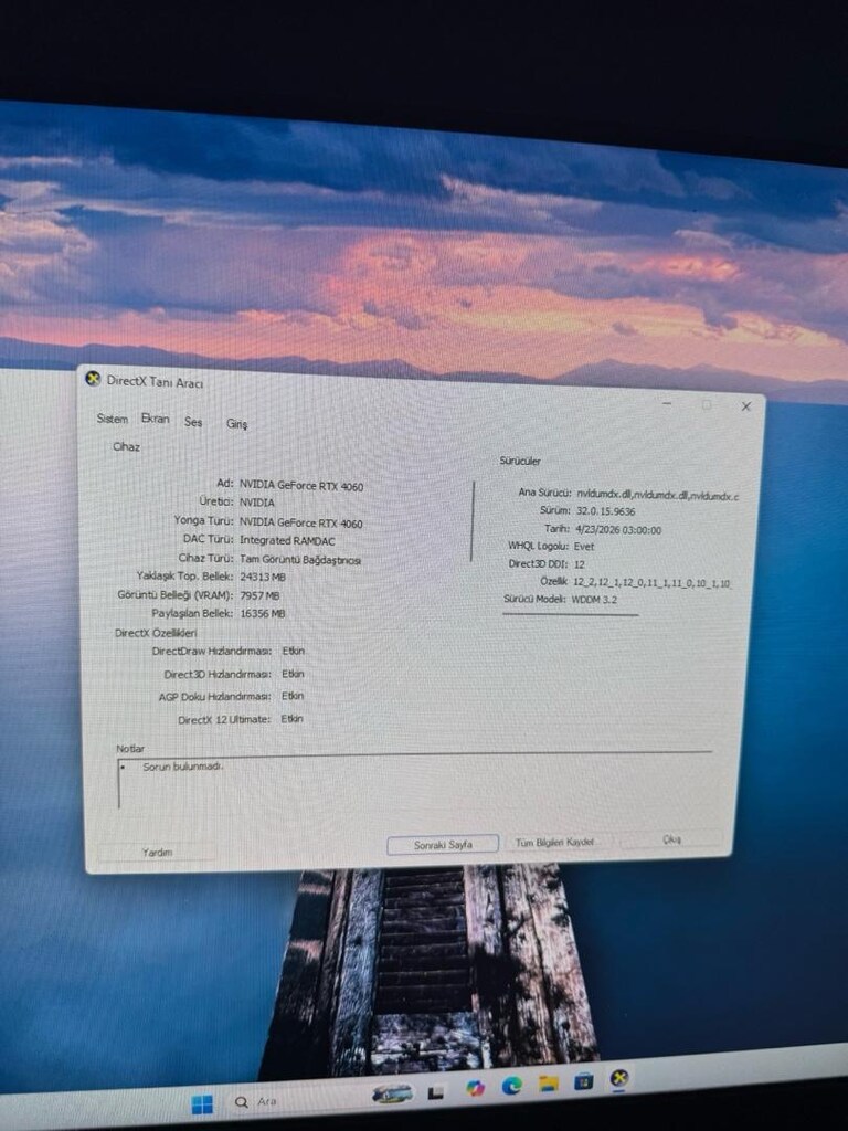 Gaming bilgisayar4060 8GBAMD Ryzen 7 5700X8-Core Processor32 GB RAM - 3