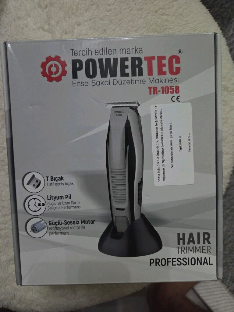 Powertec tr1058 traş makinesi - 2