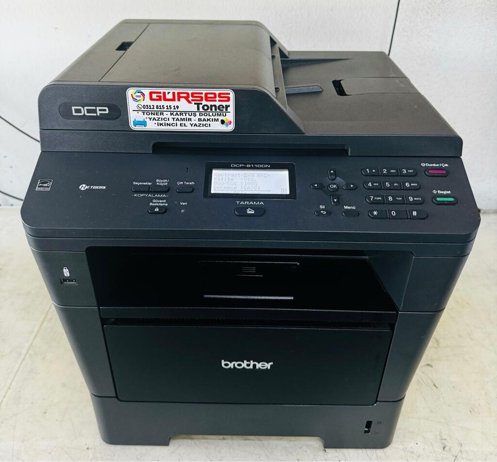 Yazıcı Brother 8110DN Fotokopi Tarayıcı Çift Taraflı Ekonomik Bakımlı - 5
