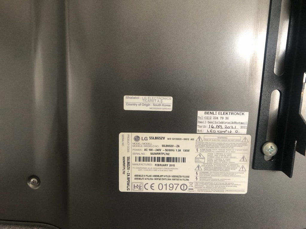 LG 55” LED TV - 5