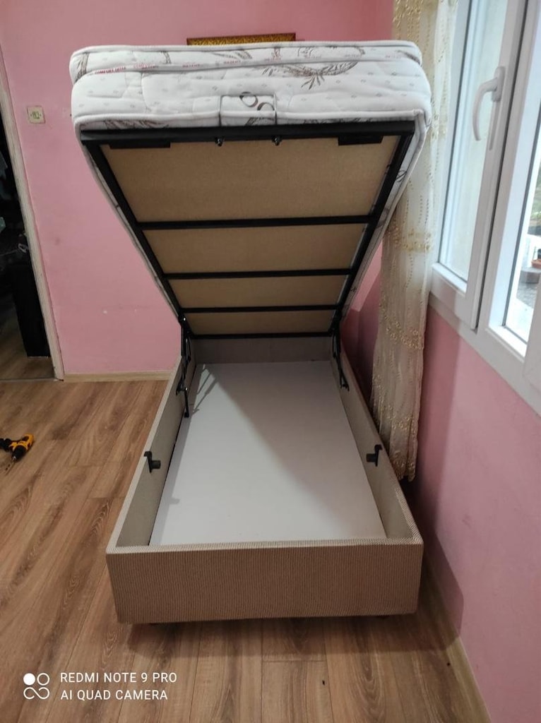 ultra lüks tek kişilik 90x190 baza başlık yatak sıfır ürün dev kampany - 2