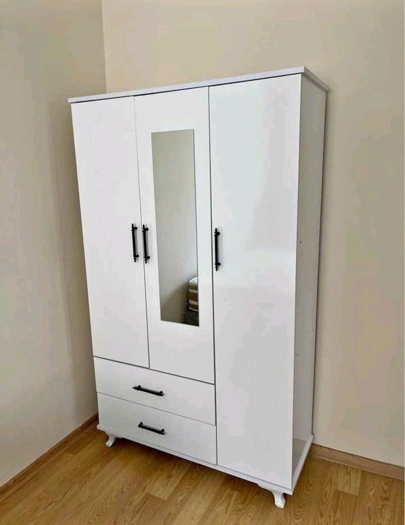 SİFİR 3 KAPAKLİ ELBİSE DOLABİ - 2