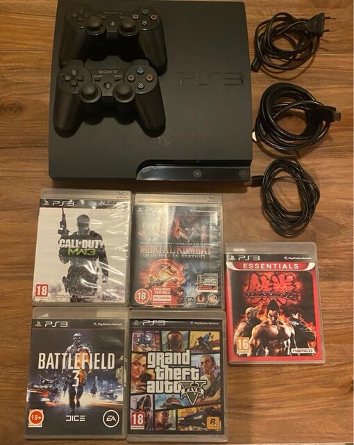 Temiz PS 3 slim 500 gb ve Oyunları
