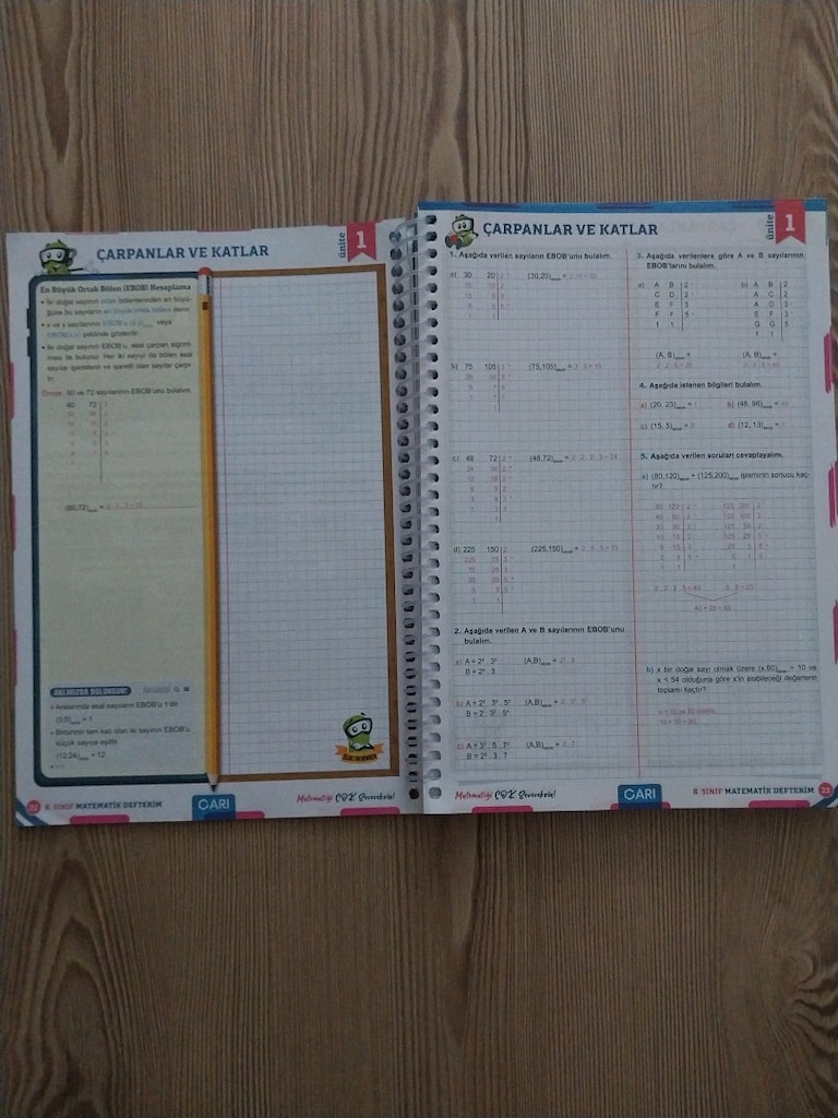 Arı Yayınları 8.Sınıf Matematik Defterim Öğretmen Klavuzu (Çözümlü) - 3
