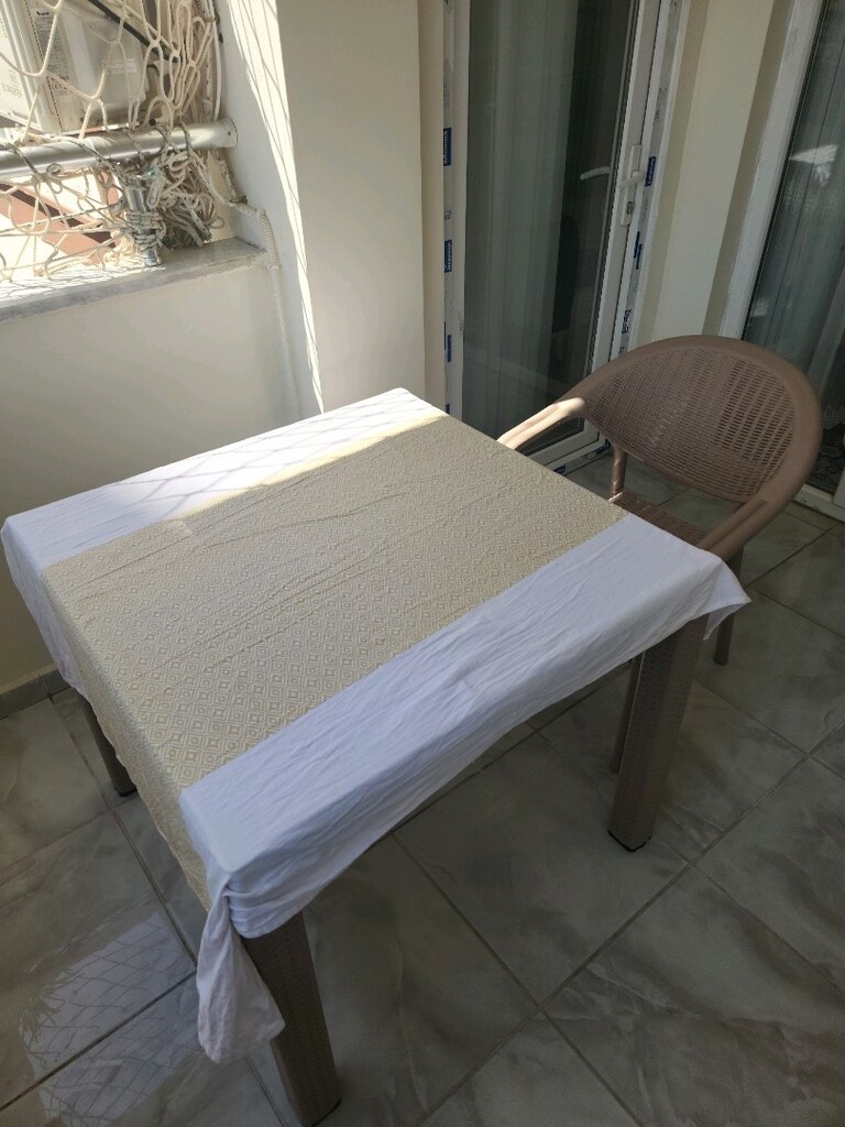 Üç aylık balkon masa sandalye - 3