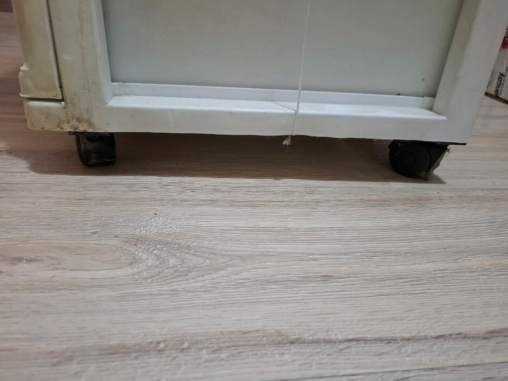Sert Plastik 4 çekmeceli tekerli mutfak balkon vs rafı dolabı - 6