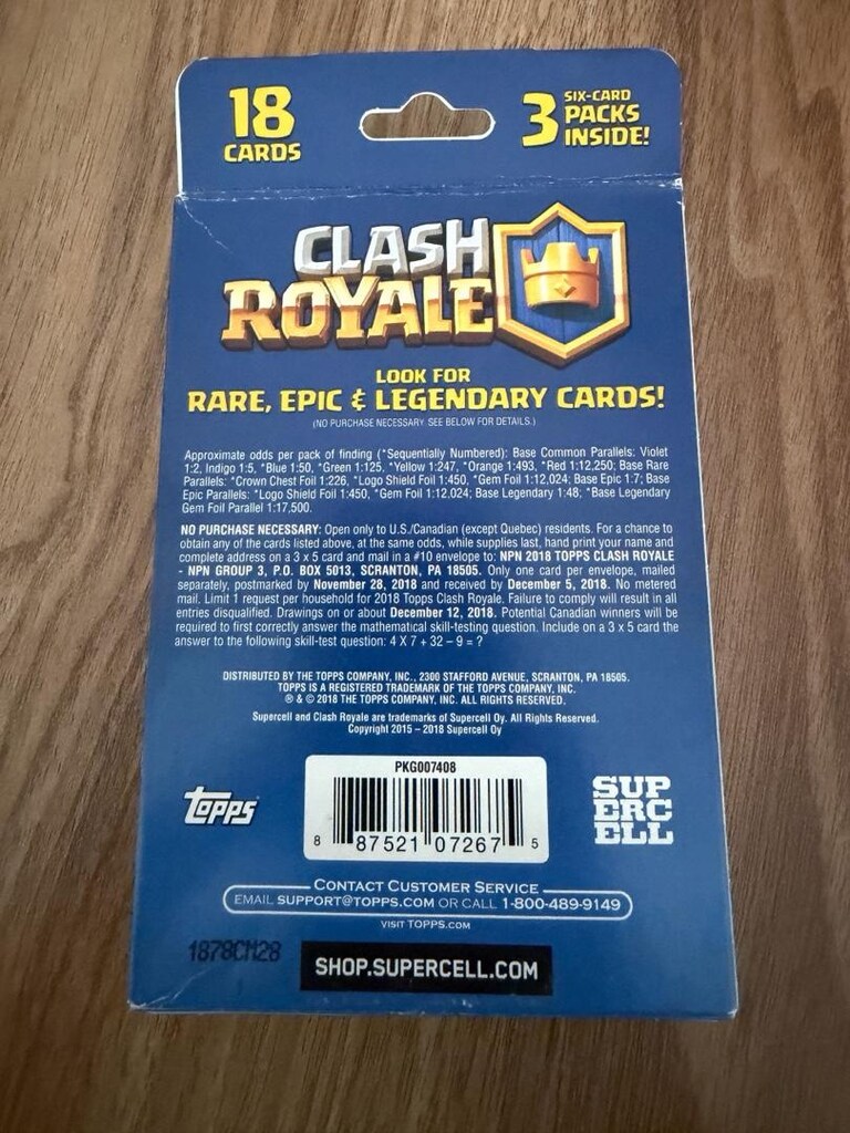 Clash Royale Topps Koleksiyon Kart Seti 18 Li - 3