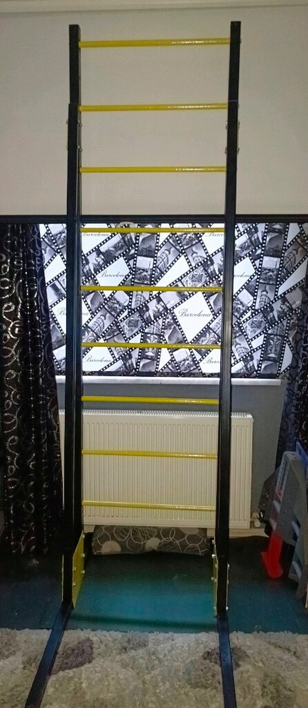 İsveç duvarı çok fonksiyonlu barfiks, dips,mekik, halter çalışma istas - 6