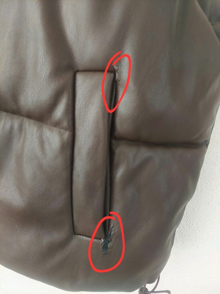 Defacto suni deri kapitone puf yelek - 8
