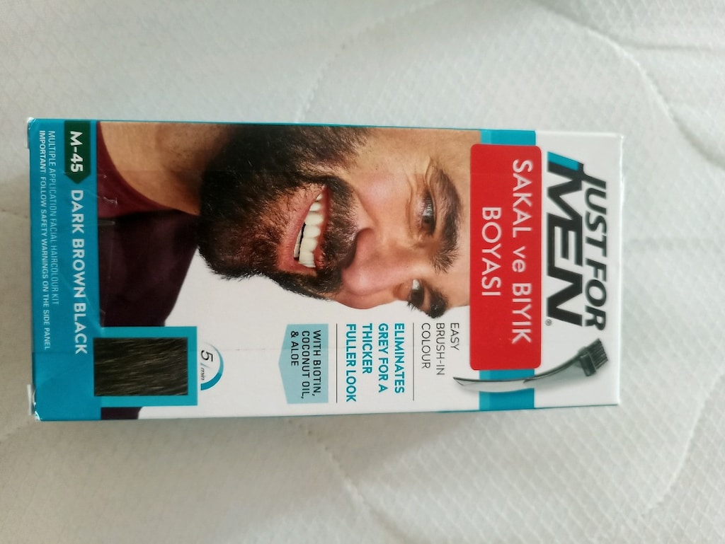 Just For Men M-45 Sakal ve Bıyık Boyası Sıfır Kapalı Kutu - 3
