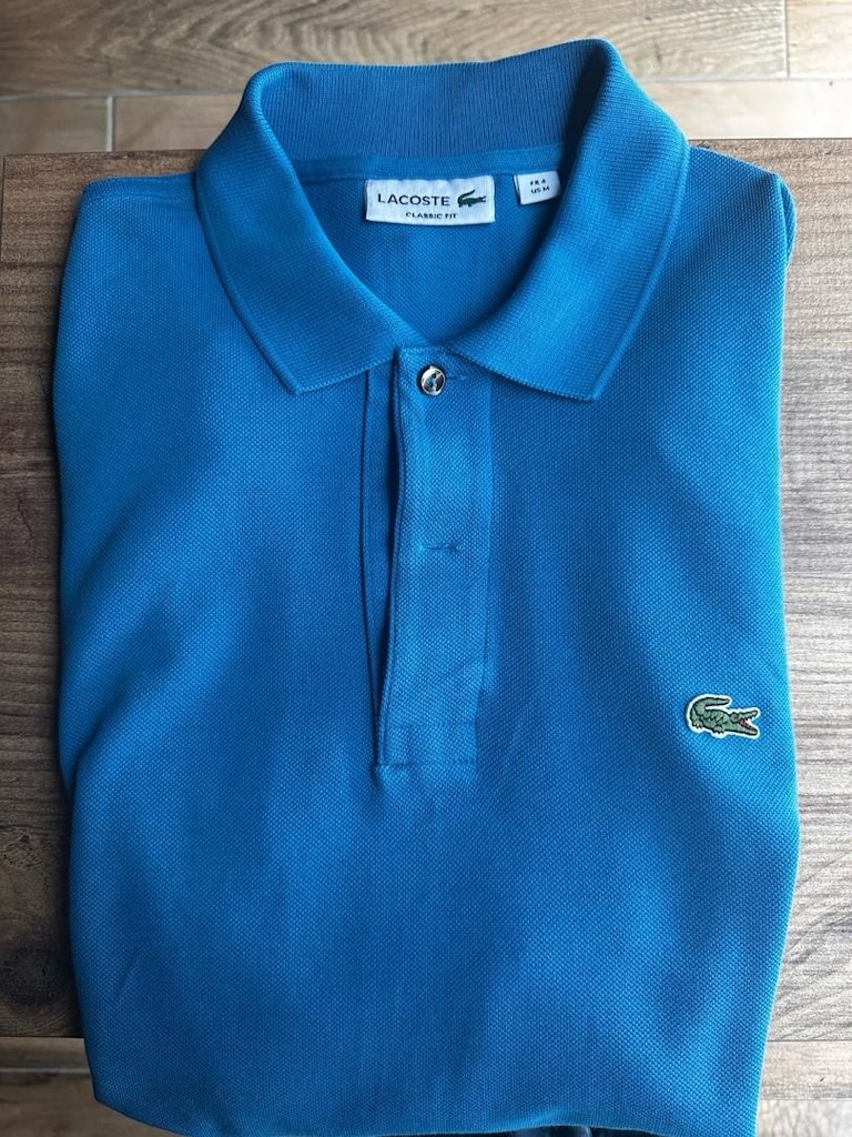 Lacoste Orijinal Polo yaka uzun kollu Tshirt.