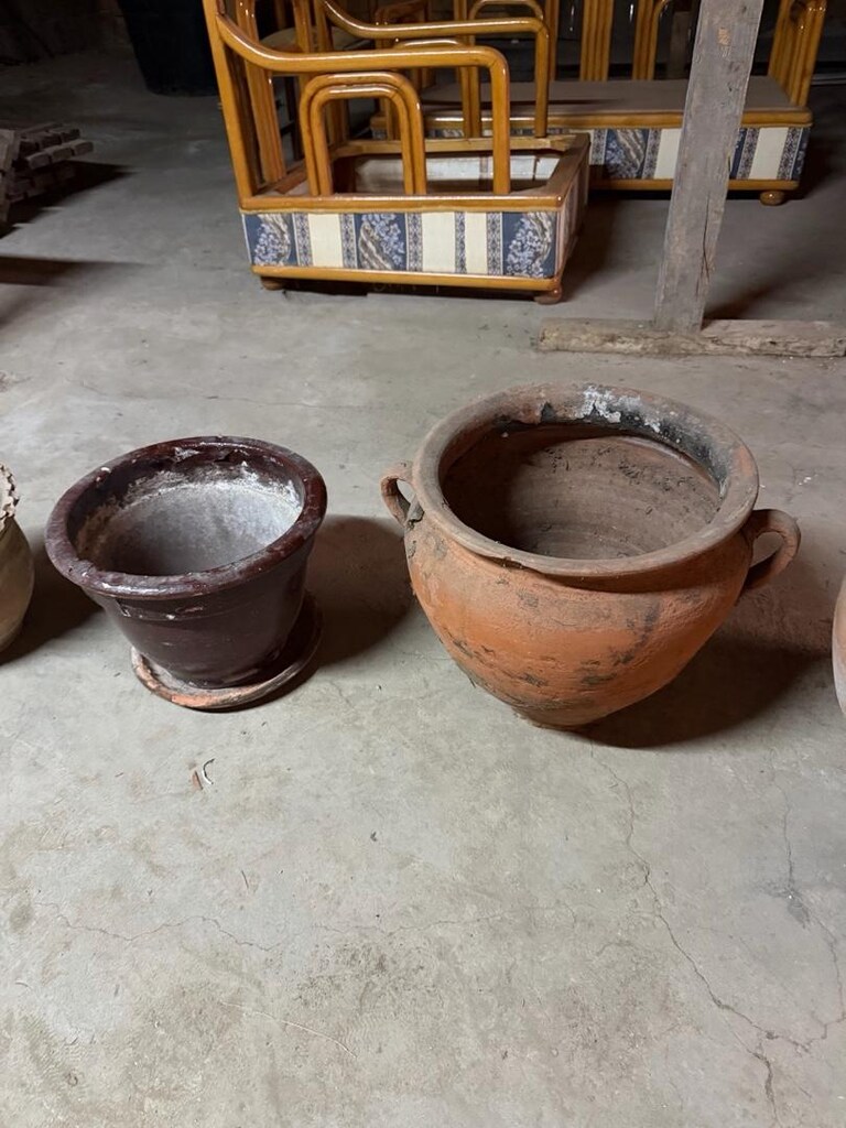 taş saksı - küp bahçe saksısı - 4