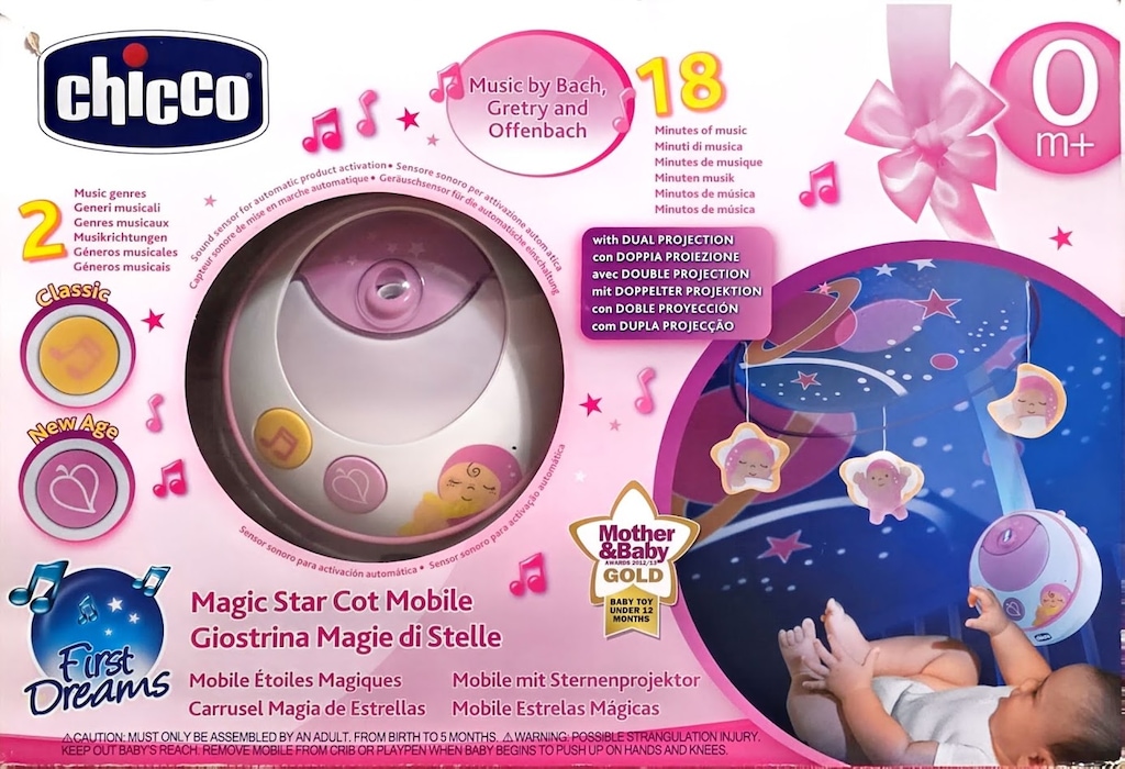 Chicco Büyülü Yıldızlar Projektör Dönence - Pembe