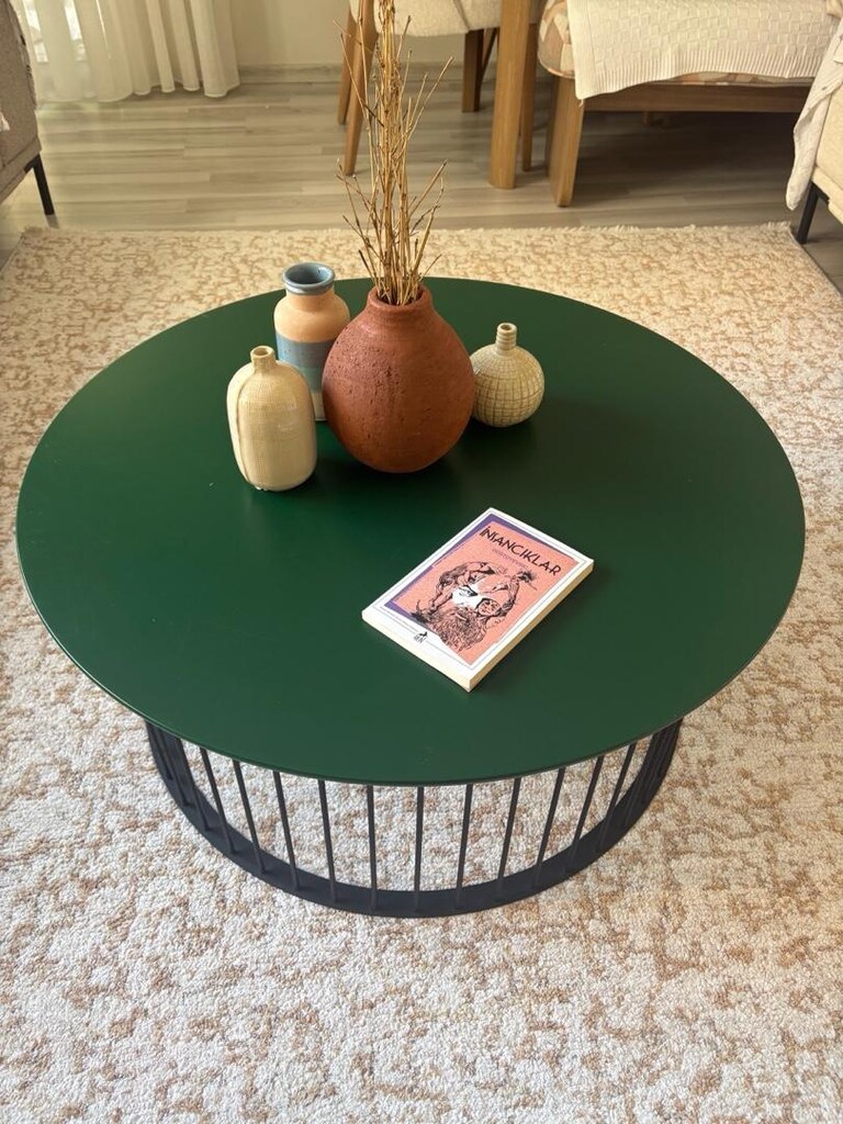 Enza Home Mesfh Mdf döküm ayaklı orta sehpa.. - 3